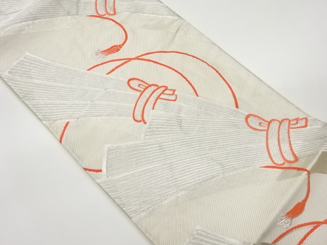 JAPANESE FUKURO OBI / WOVEN NOSHI PATTERN